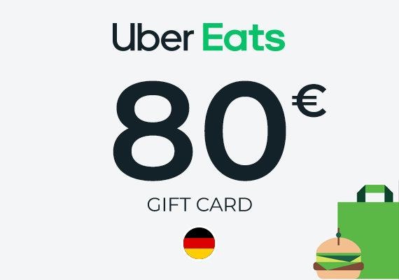 Uber Eats Gift Card 80 EUR (DE) Key - GERMANY